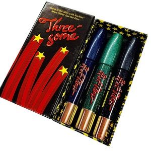 Rockins Cosmetics Hot Mess, Black, blue and green